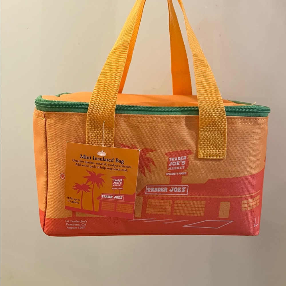 Trader Joe's Orange Mini Insulated Bag - Summer 2026